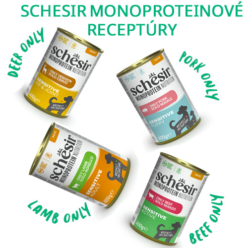 Schesir Monoprotein pes konzervy 400g